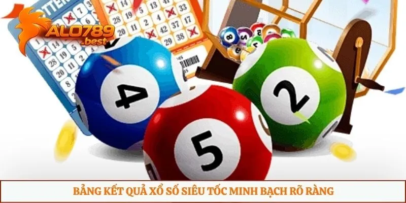 Bảng kết quả xổ số siêu tốc minh bạch rõ ràng 